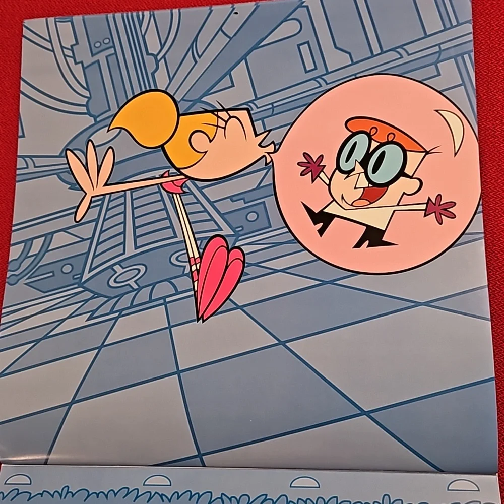 Cartoon Network Dexter's Laboratory Warner Bros. 2002 hanging calendar UNUSED